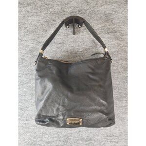 Michael Kors Black Leather with Gold Hardware 4.5 x 11 x 10